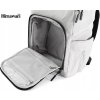 Svetlosivý multifunkčný batoh na kočík Himawari s priehradkou na notebook