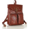 MARCO MAZZINI Hnedý dámsky kožený batoh