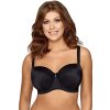 Čierna hladká podprsenka - bardotka Ava Amelia Maxi