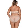 Béžová hladká podprsenka - bardotka Ava Amelia Maxi