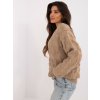 Béžový dámsky oversize sveter