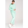 Mintové bavlnené športové nohavice