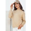 Béžová dámska basic mikina SWAN