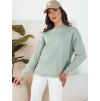 Svetlozelená dámska basic mikina SWAN