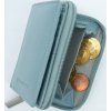 Rovicky svetlomodrá malá peňaženka na patentku V399