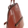 MARCO MAZZINI Hnedý elegantný dámsky kožený batoh