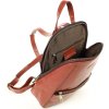 MARCO MAZZINI Hnedý elegantný dámsky kožený batoh