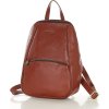 MARCO MAZZINI Hnedý elegantný dámsky kožený batoh