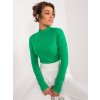 Zelený rolákový sveter