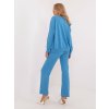 Modrá oversize dámska tepláková súprava