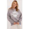 Sivá dámska mikina BROOKLYN