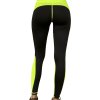 Dámske funkčné neónovo zelené legíny