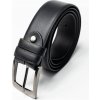 Rovicky čierny kožený opasok