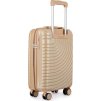 SOLIER Zlatý cestovný kufor AVENTOR 55x40x20 cm