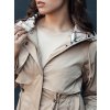 Dámska béžová parka FASHLOVE