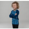 Chlapčenské tmavomodré termo tričko so zimným motívom