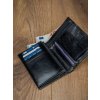 Rovicky čierna pánska kožená peňaženka L181