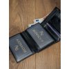 Rovicky čierna pánska kožená peňaženka L181