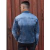 Pánska modrá džínsová bunda