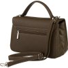 David Jones khaki crossbody kabelka s prešívanými bočnými stranami