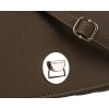 David Jones khaki crossbody kabelka s prešívanými bočnými stranami