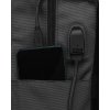 Tmavosivý športový batoh na notebook s praktickými vreckami Peterson