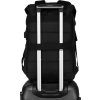 Čierny športový batoh na notebook s praktickými vreckami Peterson