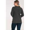 Dámsky tmavosivý asymetrický sveter