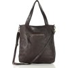 MARCO MAZZINI Tmavo hnedá dámska kožená shopper kabelka (Veľkosť ONE SIZE)