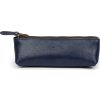 Tmavomodré kožené púzdro na pero SOLIER* SW01