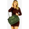 MARCO MAZZINI Zelená dámska shopper bag (Veľkosť ONE SIZE)