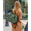 MARCO MAZZINI Zelená dámska shopper bag (Veľkosť ONE SIZE)