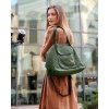 MARCO MAZZINI Zelená dámska shopper bag (Veľkosť ONE SIZE)