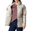 Smotanová dámska prešívaná bunda Columbia Silver Falls II Full Zip Jacket