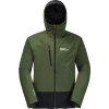 Tmavozelená pánska hardshellová bunda Jack Wolfskin Eagle Peak 2l Jkt M