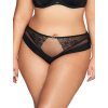 Čierne dámske čipkové brazílky Ava