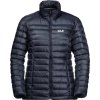 Čierna dámska prešívaná bunda Jack Wolfskin Jwp Down Jkt W