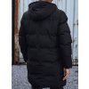 Čierna pánska zimná prešívaná bunda