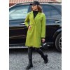 Dámsky limetkový oversize kabát LINNORE (Veľkosť ONE SIZE)