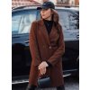 Dámsky čokoládový oversize kabát LINNORE