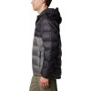 Sivo-čierna pánska zimná prešívaná bunda Columbia Buck Butte II Insulated Hooded Jacket