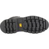 Čierne pánske kožené členkové topánky Caterpillar Colorado Sneaker WP
