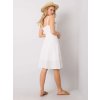 Biele dámske šaty na ramienka