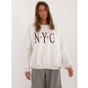 Svetlosivá mikina s výšivkou NYC
