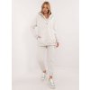 Svetlosivá dámska súprava s crop-topom