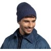 Tmavomodrá čiapka Buff Norval Merino Hat Beanie
