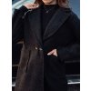Čierny dámsky kabát BARALITE