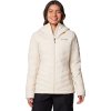 Smotanová dámska prešívaná bunda Columbia Joy Peak II Hooded Jacket W (Veľkosť L)