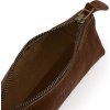 SOLIER hnedé kožené púzdro na perá