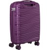 Peterson Fialový kabínový kufor 55x45x25 cm